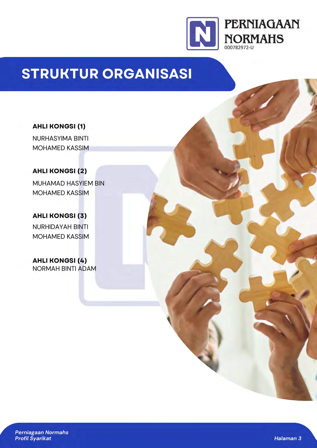 Halaman 7 profil syarikat Perniagaan Normahs